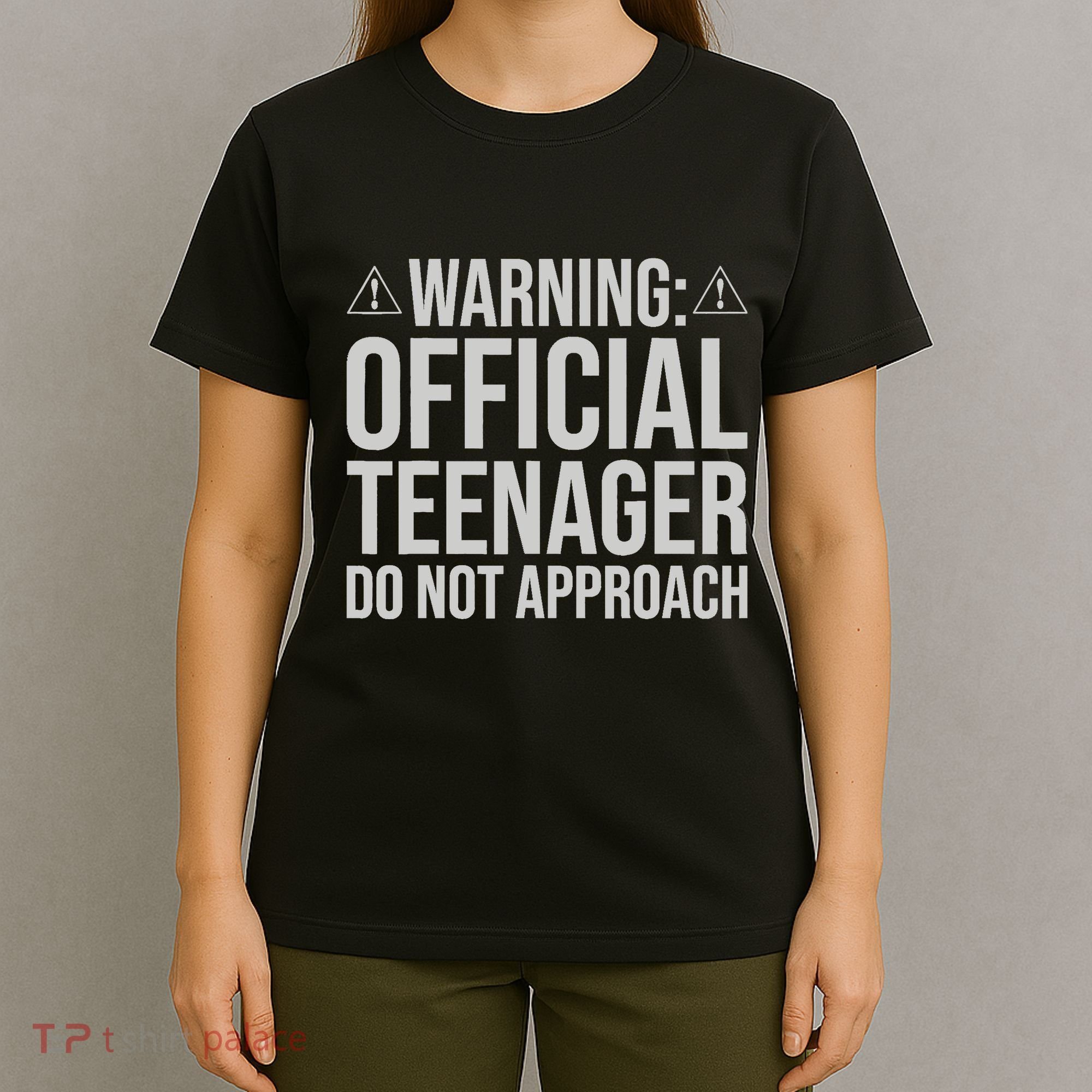 Warning Official Teenager 13th Birthday 13 Year Old Boy Girl T-Shirt