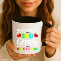 Watch Out Third Grade Here I Come Cute Gift Coffee Mug thumb 3