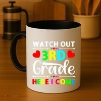 Watch Out Third Grade Here I Come Cute Gift Coffee Mug thumb 4