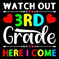 Watch Out Third Grade Here I Come Cute Gift Women's Hoodie thumb 2