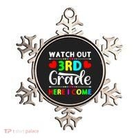 Watch Out Third Grade Here I Come Cute Gift Ornament thumb 0