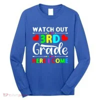 Watch Out Third Grade Here I Come Cute Gift Long Sleeve Shirt thumb 0