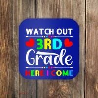 Watch Out Third Grade Here I Come Cute Gift Coaster thumb 0