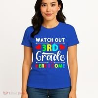 Watch Out Third Grade Here I Come Cute Gift Women's T-Shirt thumb 4