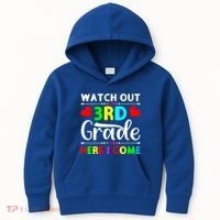 Watch Out Third Grade Here I Come Cute Gift Kids Hoodie thumb 0