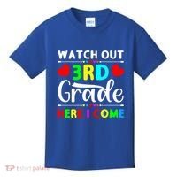 Watch Out Third Grade Here I Come Cute Gift Kids T-Shirt thumb 0