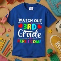 Watch Out Third Grade Here I Come Cute Gift Kids T-Shirt thumb 3
