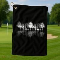 Wildlife Outdoor Trees Wild Nature Reflection Forest Great Gift Golf Towel thumb 1
