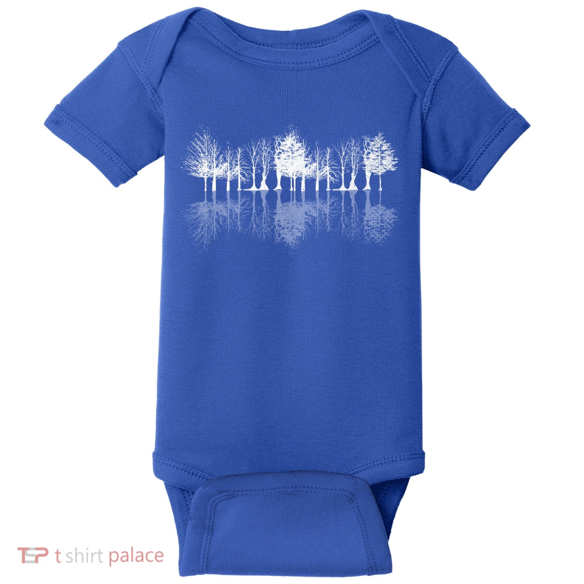 Wildlife Outdoor Trees Wild Nature Reflection Forest Great Gift Baby Bodysuit