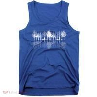 Wildlife Outdoor Trees Wild Nature Reflection Forest Great Gift Tank Top thumb 0