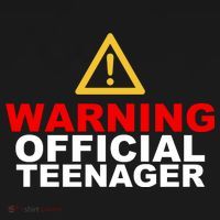 Warning Official Teenager 13th Birthday Backpack thumb 2