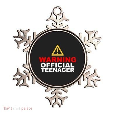 Warning Official Teenager 13th Birthday Ornament