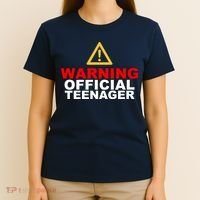 Warning Official Teenager 13th Birthday T-Shirt thumb 4