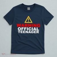 Warning Official Teenager 13th Birthday T-Shirt thumb 5