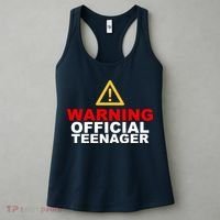Warning Official Teenager 13th Birthday Women's Tank Top thumb 3
