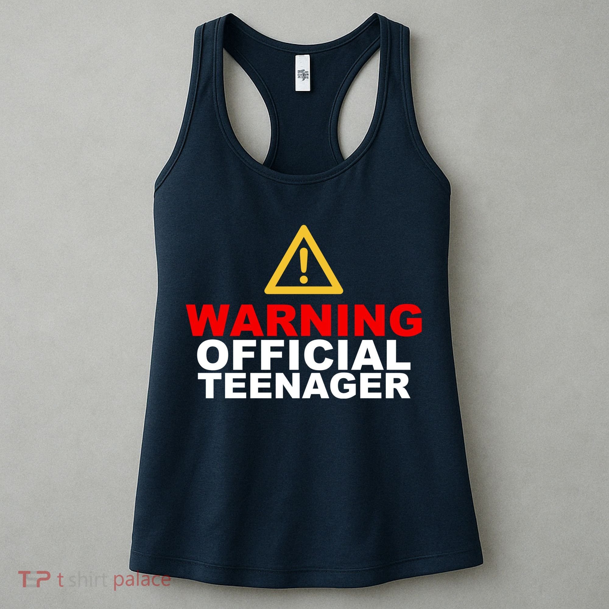 Warning Official Teenager 13th Birthday Women's Tank Top