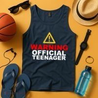 Warning Official Teenager 13th Birthday Tank Top thumb 4