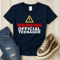 Warning Official Teenager 13th Birthday Women's T-Shirt thumb 3