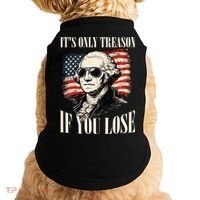 Washington Only Treason If You Lose Doggie Tank thumb 0
