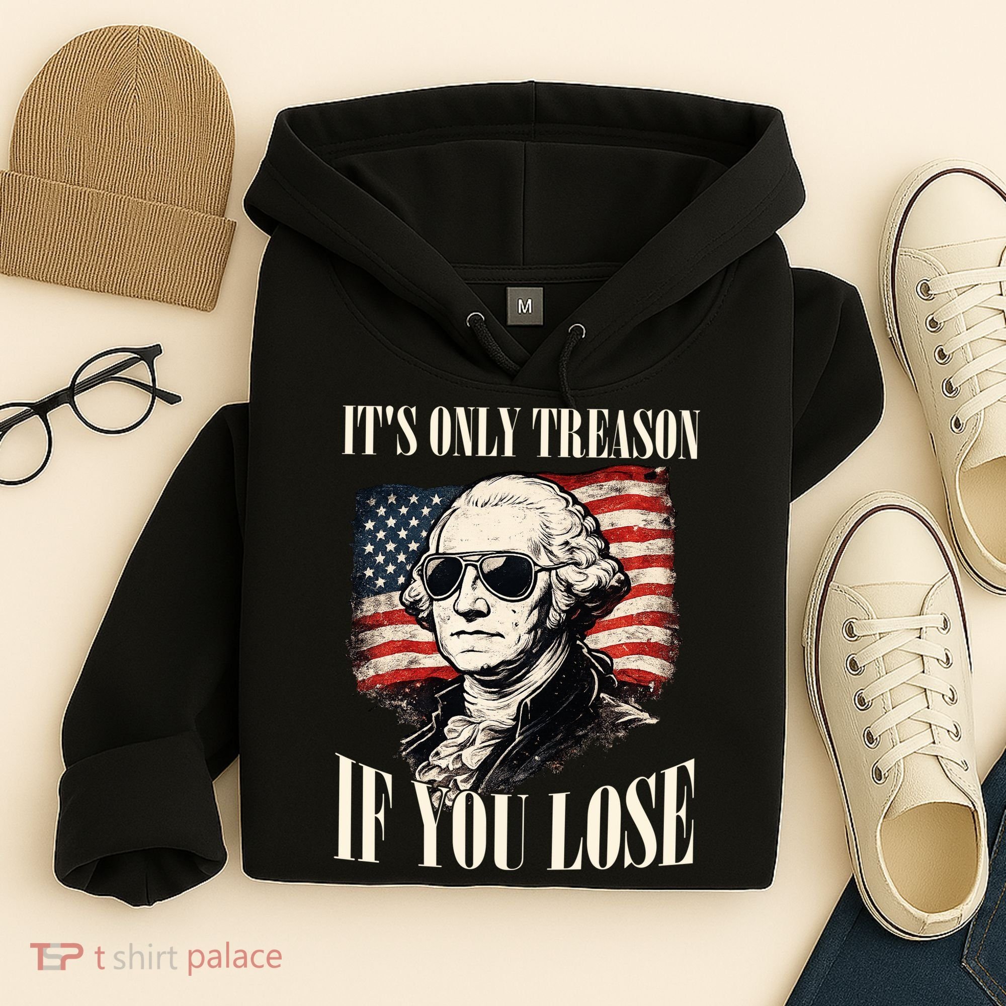 Washington Only Treason If You Lose Hoodie