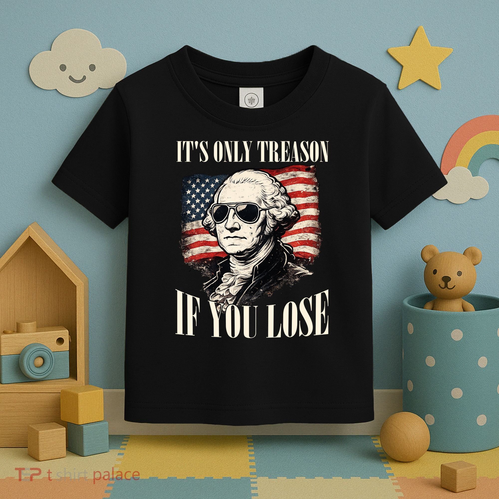 Washington Only Treason If You Lose Toddler T-Shirt