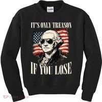Washington Only Treason If You Lose Kids Sweatshirt thumb 0