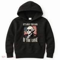 Washington Only Treason If You Lose Kids Hoodie thumb 0