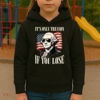 Washington Only Treason If You Lose Kids Hoodie thumb 3