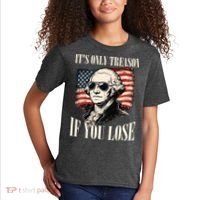 Washington Only Treason If You Lose Kids T-Shirt thumb 2