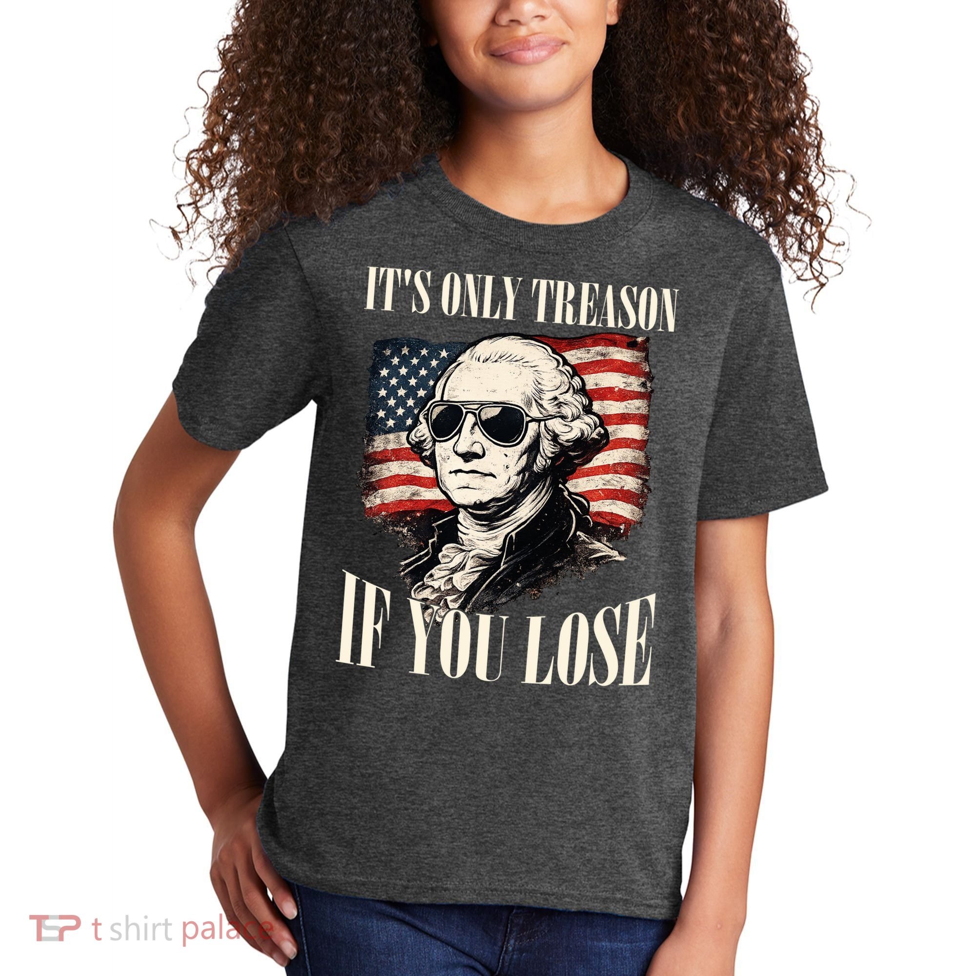 Washington Only Treason If You Lose Kids T-Shirt