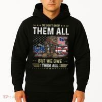 We Owe Them All Partiotic Veterans Day Memorial Day Hoodie thumb 2