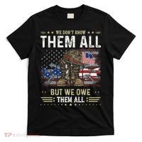 We Owe Them All Partiotic Veterans Day Memorial Day T-Shirt thumb 0
