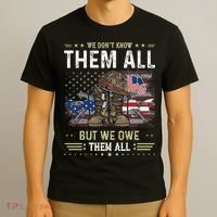 We Owe Them All Partiotic Veterans Day Memorial Day T-Shirt thumb 3