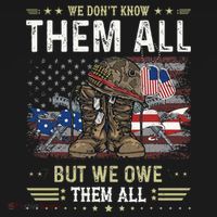 We Owe Them All Partiotic Veterans Day Memorial Day Mousepad thumb 1