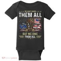 We Owe Them All Partiotic Veterans Day Memorial Day Baby Bodysuit thumb 0
