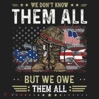 We Owe Them All Partiotic Veterans Day Memorial Day Hat thumb 2
