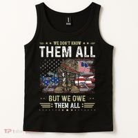 We Owe Them All Partiotic Veterans Day Memorial Day Tank Top thumb 2