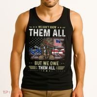We Owe Them All Partiotic Veterans Day Memorial Day Tank Top thumb 3
