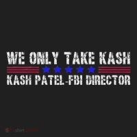 We Only Take Kash American Flag Fbi Director Beanie thumb 2
