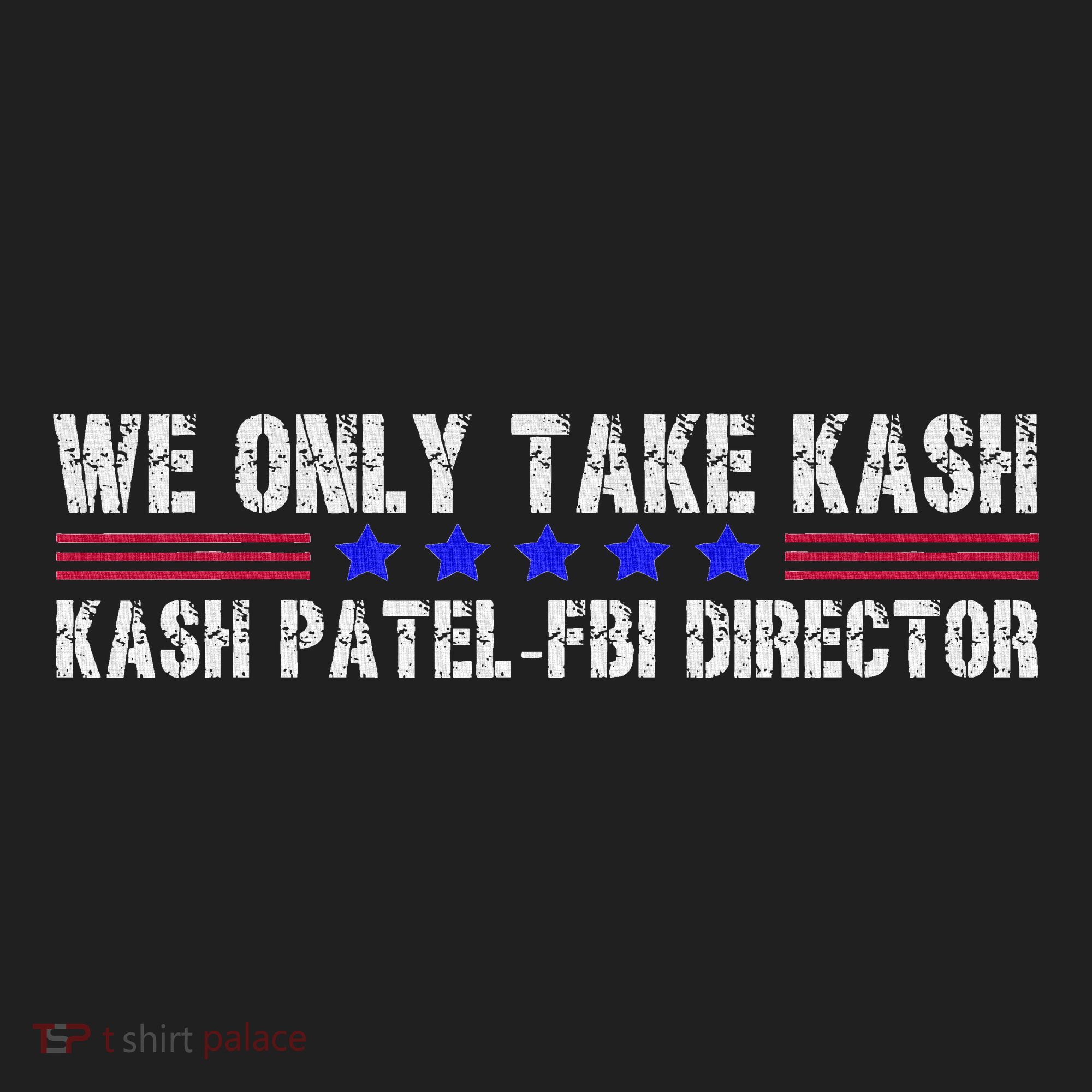 We Only Take Kash American Flag Fbi Director Golf Towel