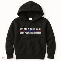 We Only Take Kash American Flag Fbi Director Kids Hoodie thumb 0