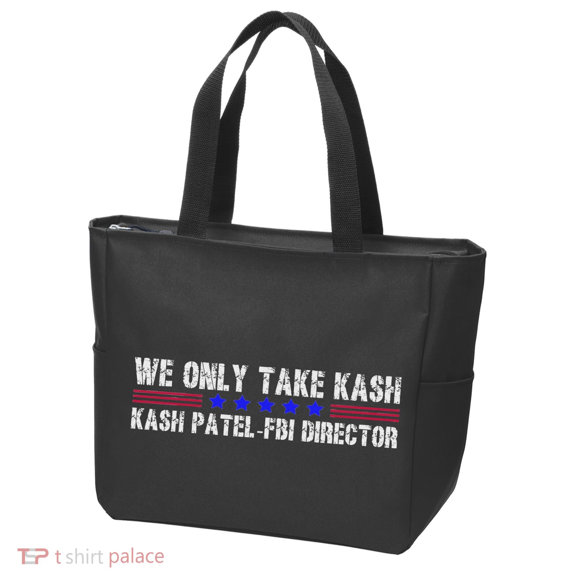 We Only Take Kash American Flag Fbi Director Tote Bag