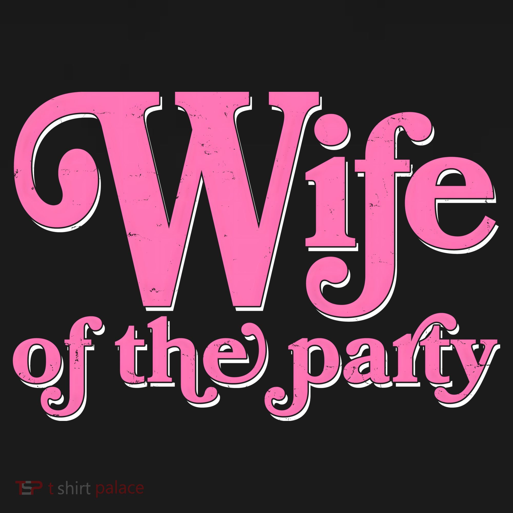 Wife Of The Party Bachelorette Bride Women's Hoodie