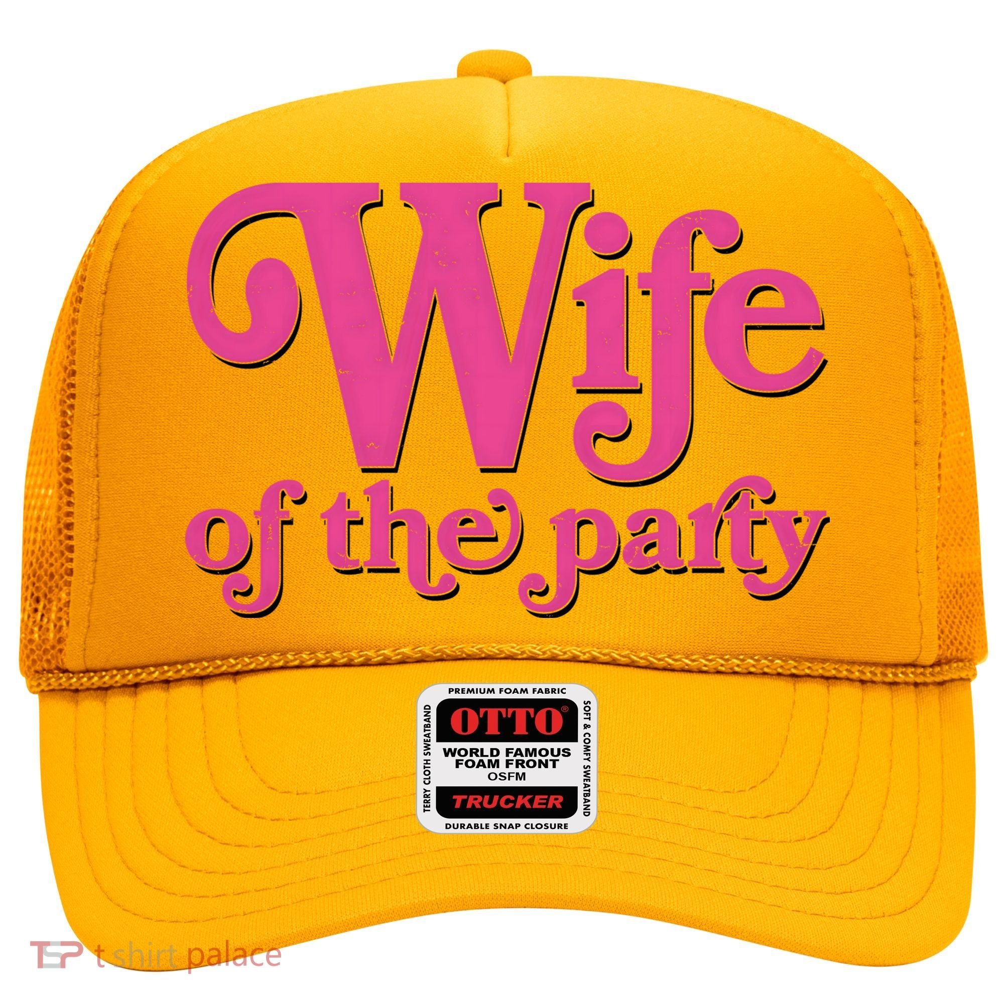 Wife Of The Party Bachelorette Bride Hat