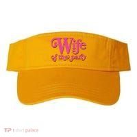 Wife Of The Party Bachelorette Bride Visor thumb 0