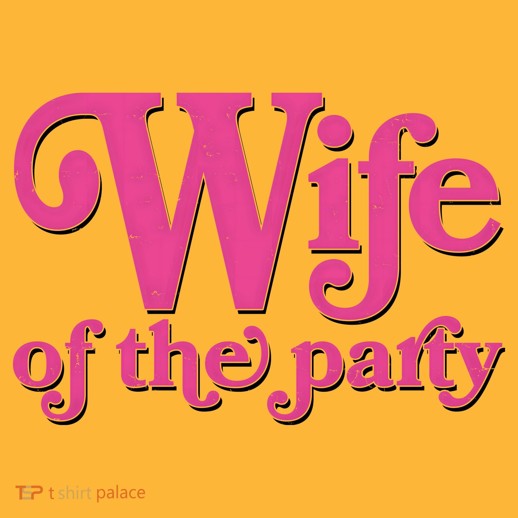 Wife Of The Party Bachelorette Bride Visor