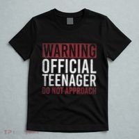 Warning O.Fficial Teenager Do Not Approach 13th Birthday Gift T-Shirt thumb 5