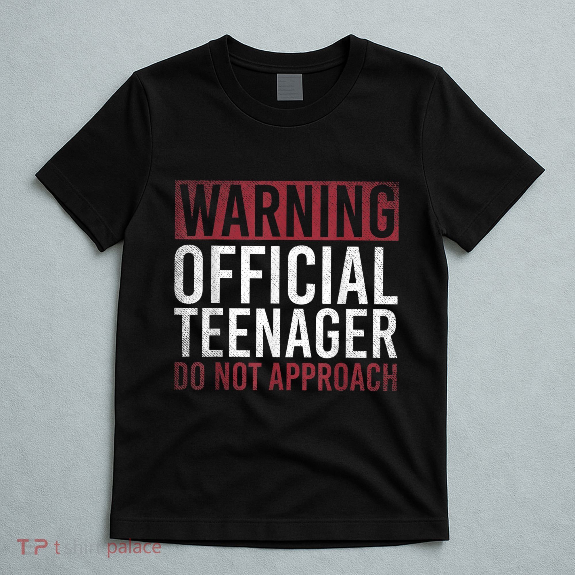 Warning O.Fficial Teenager Do Not Approach 13th Birthday Gift T-Shirt