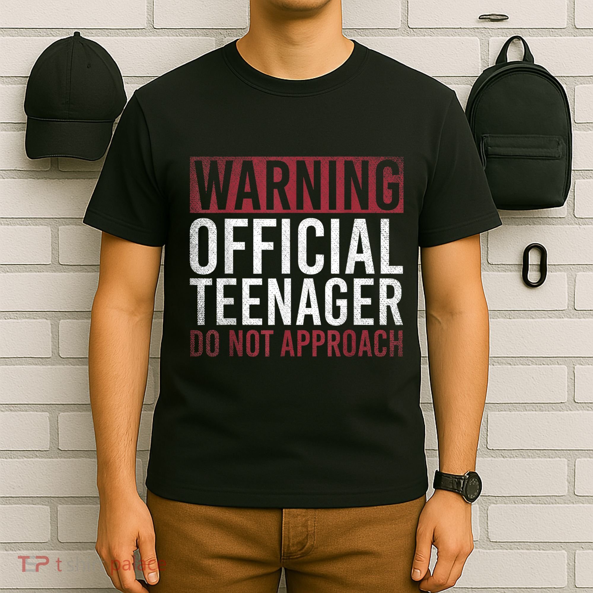 Warning O.Fficial Teenager Do Not Approach 13th Birthday Gift T-Shirt