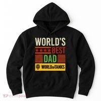 World Of Tanks Father Day Worlds Best Dad Hoodie thumb 0